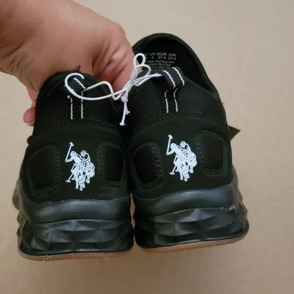 U.S. Polo Black Sneaker US. Polo Assn. Black Active wear sneakers Unisex