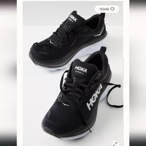 USED Hoka One One Bondi 8 Running Shoes Color Black Mens Size 8.5E
