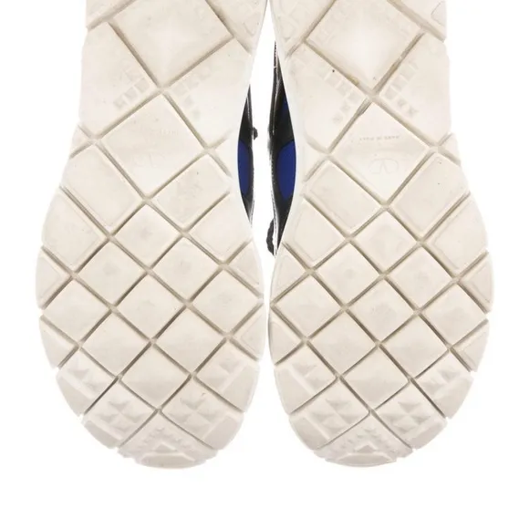 Valentino: colorblock pattern sneakers / size 8