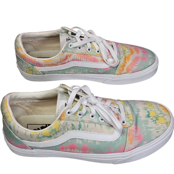 Vans &quot;Ward Lo&quot; psychedelic tie-dye sneakers unisex