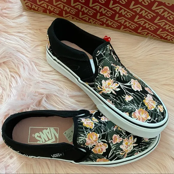 Vans🌷 Asher Slip-on Skate Shoes.🌷