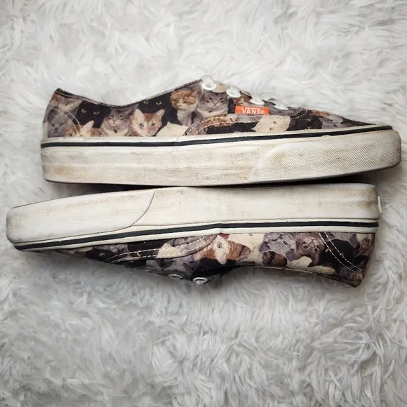 Vans ASPCA Kitty Cat Print Low Top Sneakers