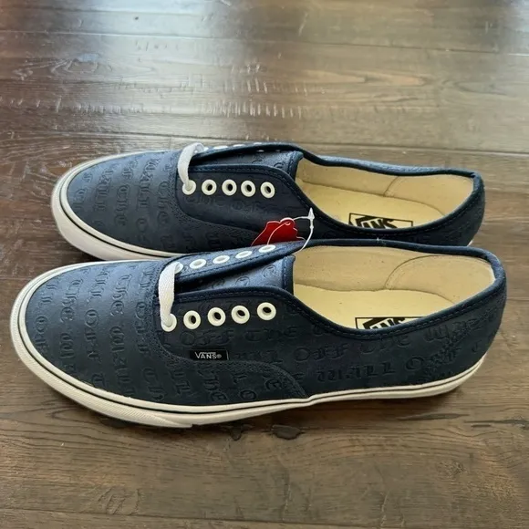 Vans Authentic Deboss OTW Dress Blues Sneaker Size 11.5 Men