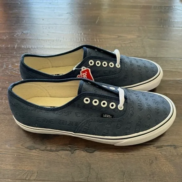 Vans Authentic Deboss OTW Dress Blues Sneaker Size 11.5 Men