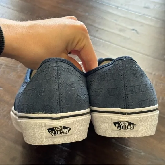 Vans Authentic Deboss OTW Dress Blues Sneaker Size 11.5 Men
