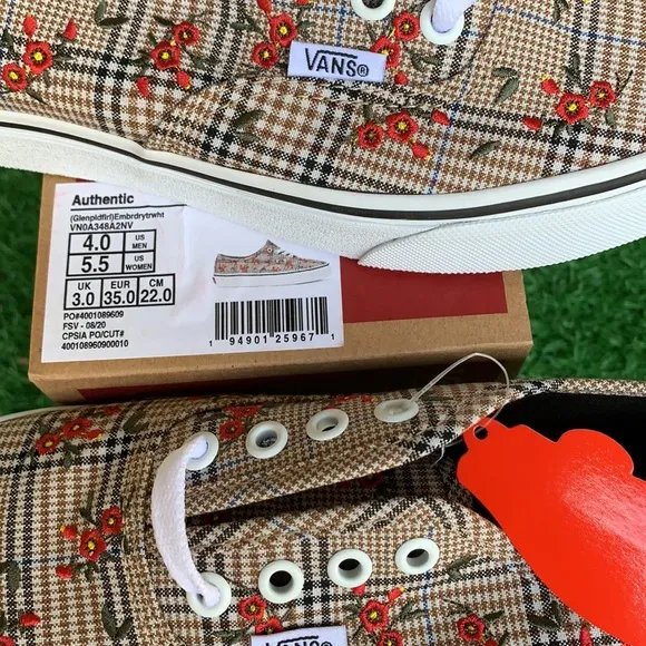 VANS AUTHENTIC GLENPLdfflrl Embroidery/True WhiteW