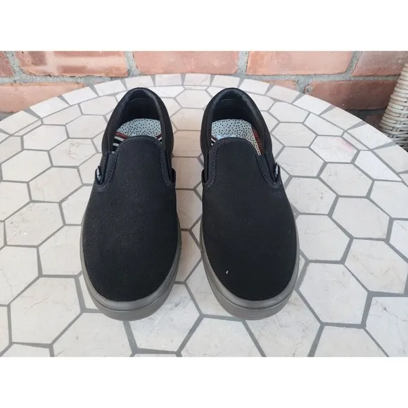 Vans BMX Slip-On Dennis Enarson Men Sz  8.5 Black Canvas Gum Pro Rare Popcush