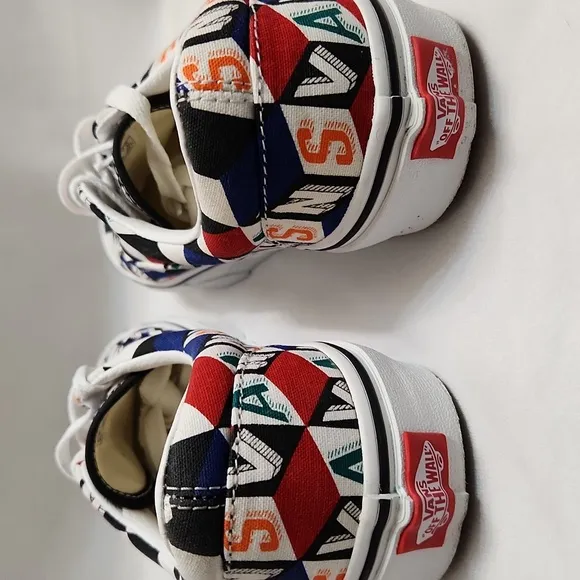 Vans Checker Cube Multicolored sneakers (Unisex mens size 5.5, womens size 7)