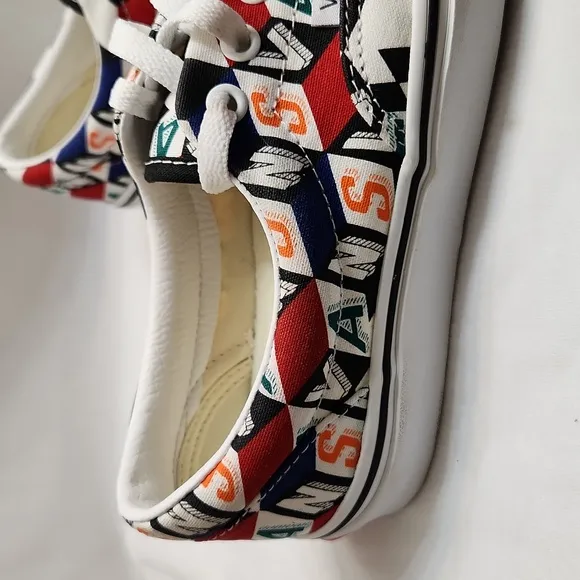 Vans Checker Cube Multicolored sneakers (Unisex mens size 5.5, womens size 7)
