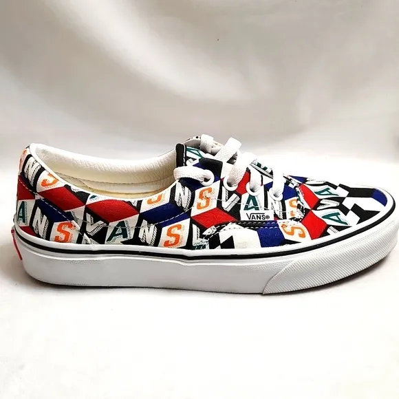 Vans Checker Cube Multicolored sneakers (Unisex mens size 5.5, womens size 7)