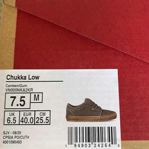 Vans Chukka Low Canteen/Gum WMNS