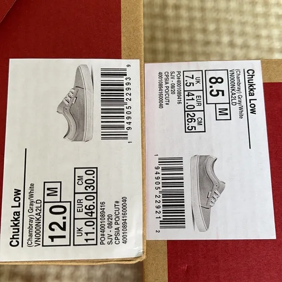 Vans Chukka Low Chambray Grey/White WMNS