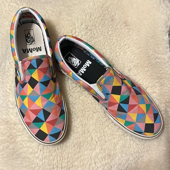 Vans Classic Slip-On MoMA Faith Ringgold Men's Vans Men Slip-On Shoes