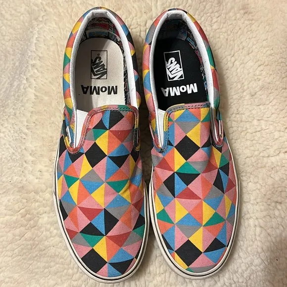 Vans Classic Slip-On MoMA Faith Ringgold Men's Vans Men Slip-On Shoes