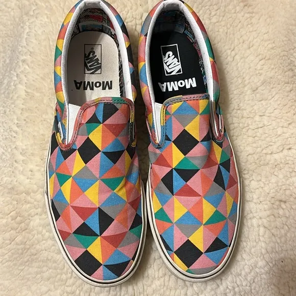 Vans Classic Slip-On MoMA Faith Ringgold Men's Vans Men Slip-On Shoes