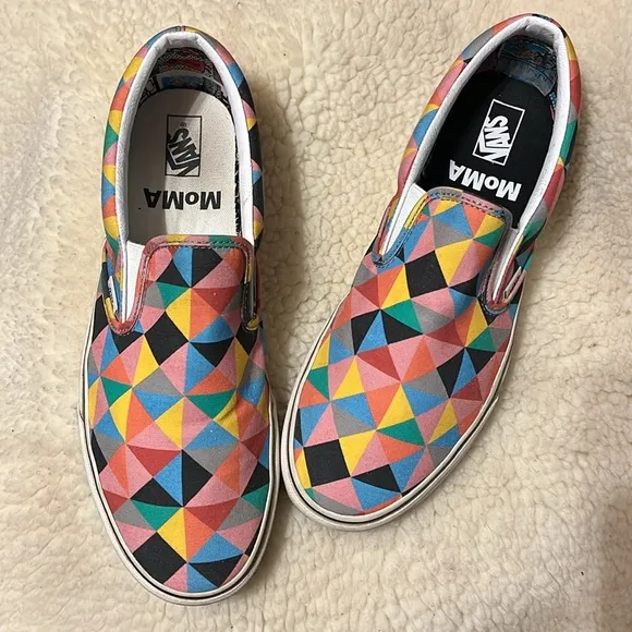 Vans Classic Slip-On MoMA Faith Ringgold Men's Vans Men Slip-On Shoes
