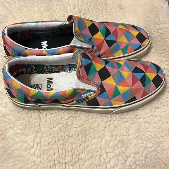 Vans Classic Slip-On MoMA Faith Ringgold Men's Vans Men Slip-On Shoes