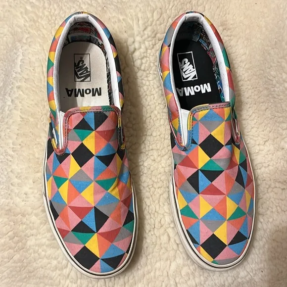 Vans Classic Slip-On MoMA Faith Ringgold Men's Vans Men Slip-On Shoes