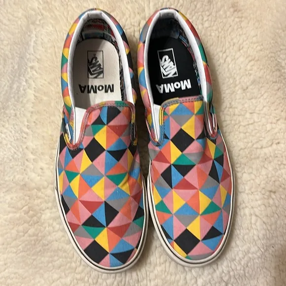 Vans Classic Slip-On MoMA Faith Ringgold Men's Vans Men Slip-On Shoes