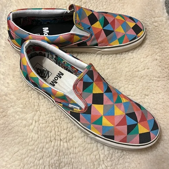 Vans Classic Slip-On MoMA Faith Ringgold Men's Vans Men Slip-On Shoes
