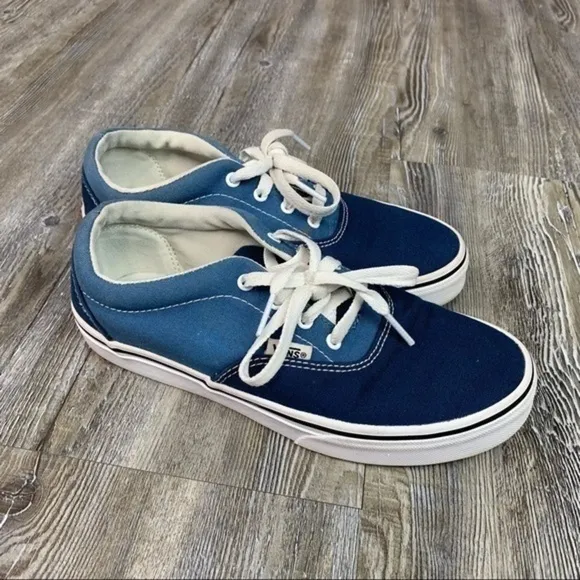 Vans Classic Style Blue Lace Up Sneakers Size 4
