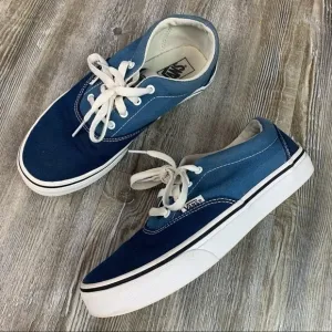 Vans Classic Style Blue Lace Up Sneakers Size 4