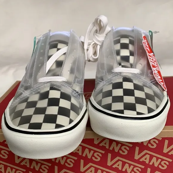 VANS COMFYCUSH SLIP-SK CHECKERBOARD BLACK/WHITE WM