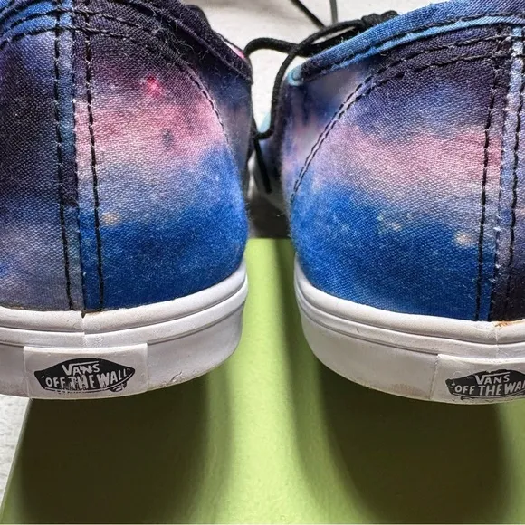 Vans Cosmic Galaxy Space Sneakers Unisex Lace Up Shoes-Size: 7(M) 8.5(W)