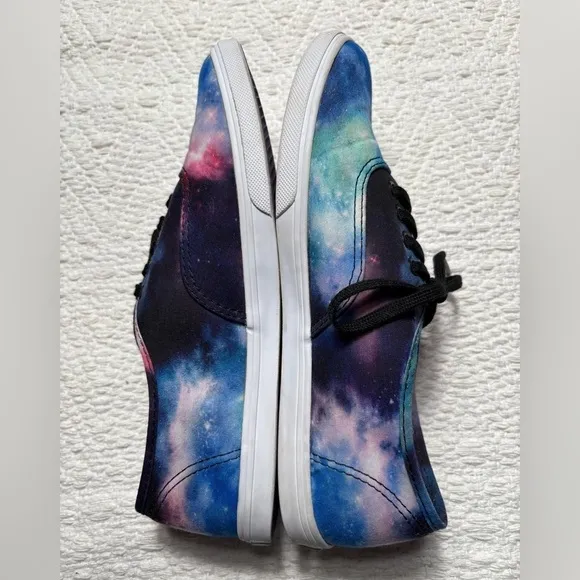 Vans Cosmic Galaxy Space Sneakers Unisex Lace Up Shoes-Size: 7(M) 8.5(W)