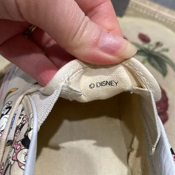 Vans Disney Minnie Mouse Sneakers Cream Men’s Sz 10