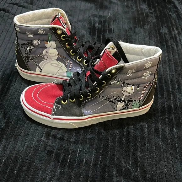 Vans Disney Nightmare Before Christmas Sneakers Women’s 8 Jack Skellington
