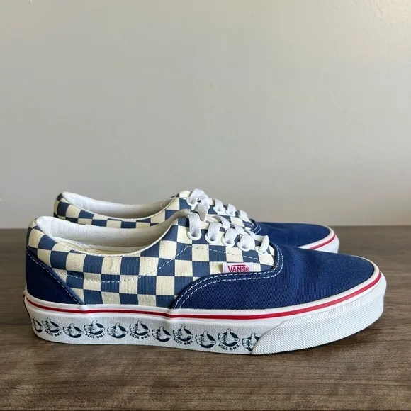 Vans ERA BMX True Navy/White Checkerboard Unisex Shoe Size 8 or 6.5 #705