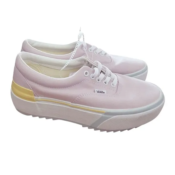 Vans Era Stacked Platform Pastel Multi Sneakers Women Size 9.5 Men Size 8