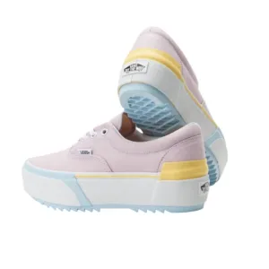 Vans Era Stacked Platform Pastel Multi Sneakers Women Size 9.5 Men Size 8