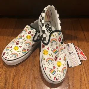 Vans Flour Shop Icon Checker Board Women Size 6.5