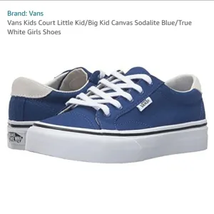 Vans Kids Court Little Kid/Big Kid Canvas Sodalite