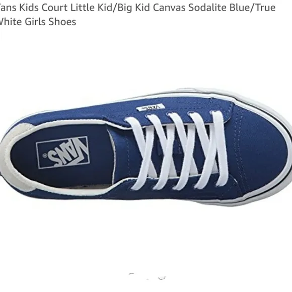 Vans Kids Court Little Kid/Big Kid Canvas Sodalite