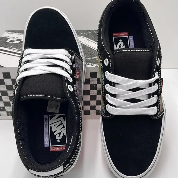 Vans Men’s Black and Tie-Dye Sneakers Skate Chukka LTerry BlackVN0A4BX4BML
