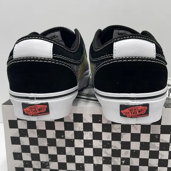 Vans Men’s Black and Tie-Dye Sneakers Skate Chukka LTerry BlackVN0A4BX4BML