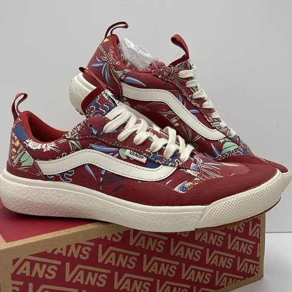 Vans Men’s Red Floral Sneakers Ultrarange Exo (Hawaiianjngl)ChlolmshVN0A4UWMAMX
