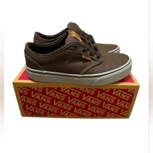 VANS Off The Wall 4200299624 Kids sneakers, Brown Color, Size 3.5