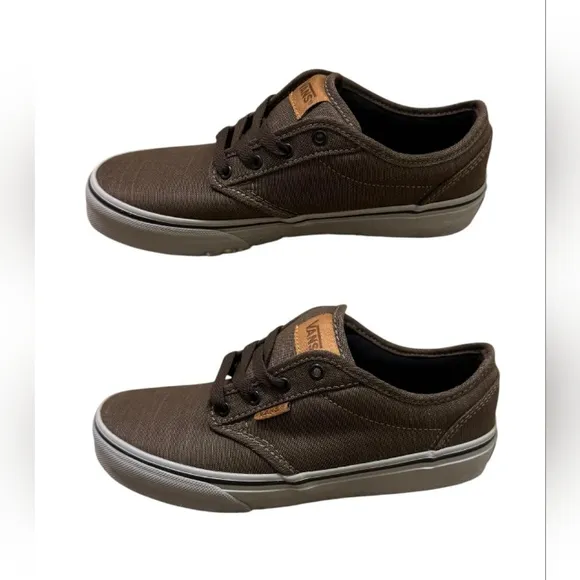 VANS Off The Wall 4200299624 Kids sneakers, Brown Color, Size 3.5