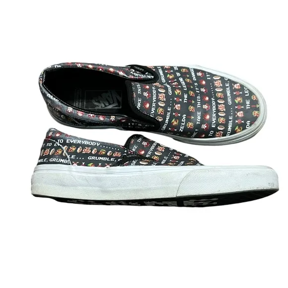 Vans Off the Wall Nintendo Slip on Gamer Shoes Size US Mens 6.5