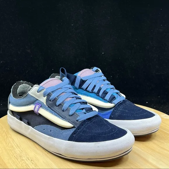 Vans OLD SKOOL CAP DRESS BLUES/CORONET BLUE Men's Shoes Size 7.5 Distressed Rare