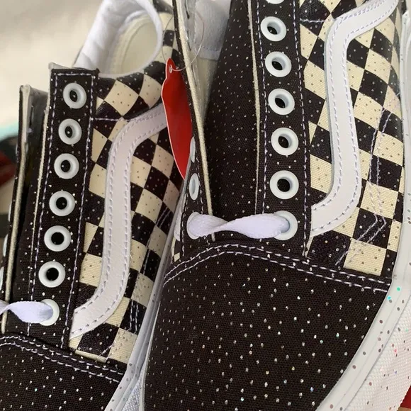 VANS OLD SKOOL CONFETTI BLACK/TRUE WHITE WMNS