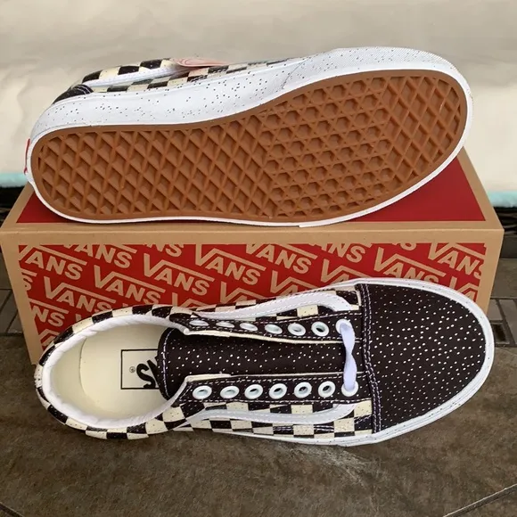 VANS OLD SKOOL CONFETTI BLACK/TRUE WHITE WMNS