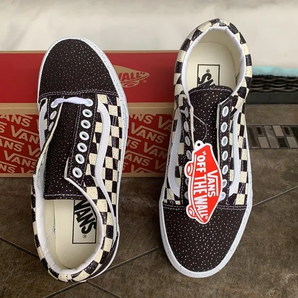 VANS OLD SKOOL CONFETTI BLACK/TRUE WHITE WMNS