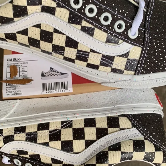 VANS OLD SKOOL CONFETTI BLACK/TRUE WHITE WMNS