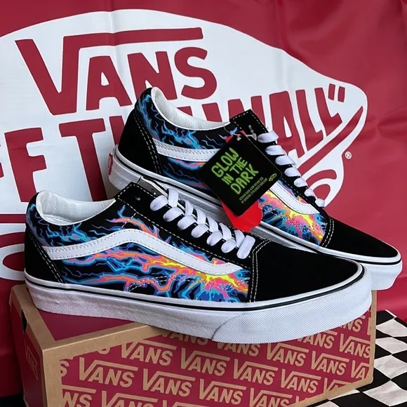 Vans Old Skool Electric Flame Black/True White Men’s sneakers