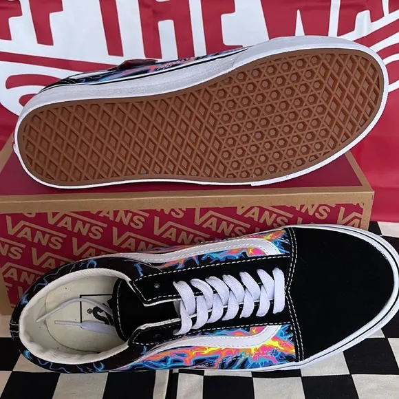 Vans Old Skool Electric Flame Black/True White Men’s sneakers